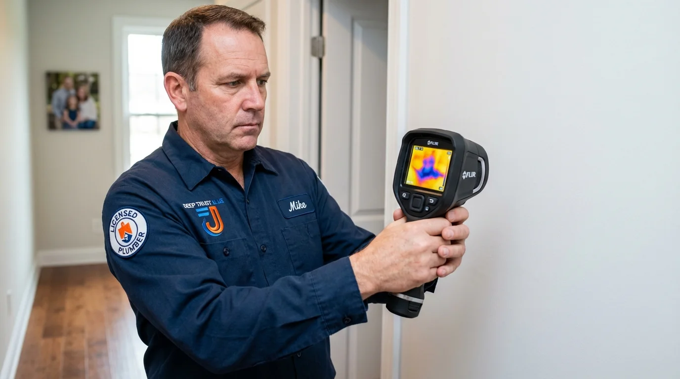 Thermal imaging leak detection by Johns Plumbing LLC in Hacienda Heights